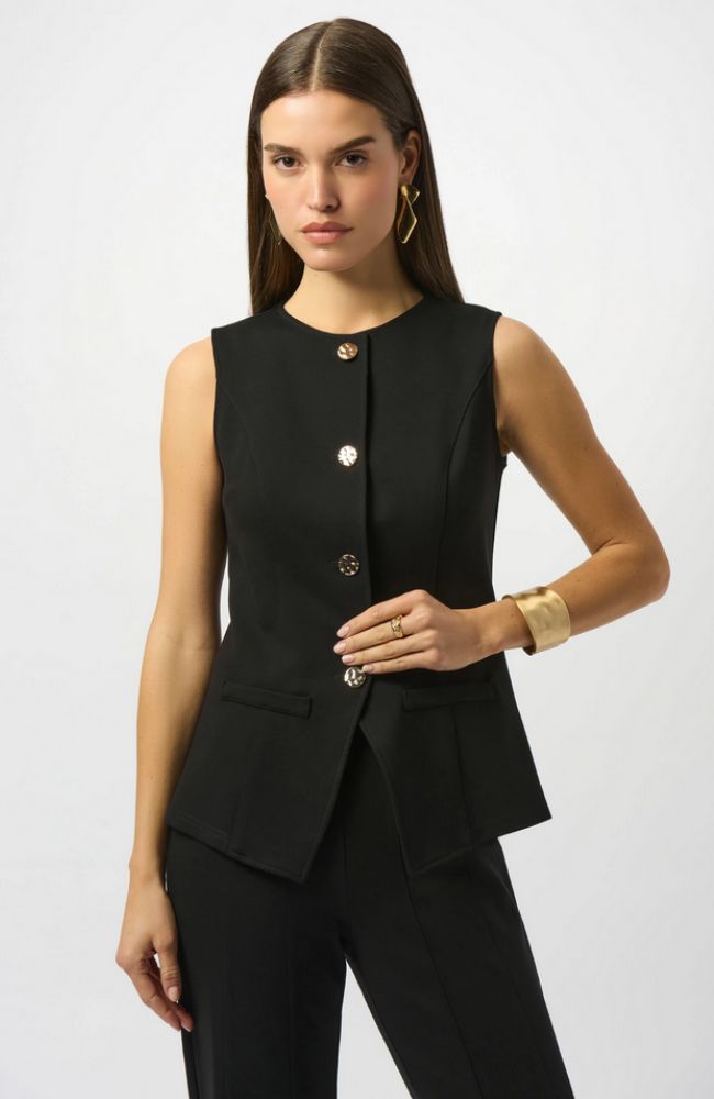 Heavy Knit Fitted Vest