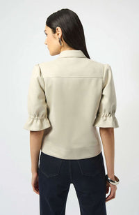 Scuba Suede Cropped Jacket