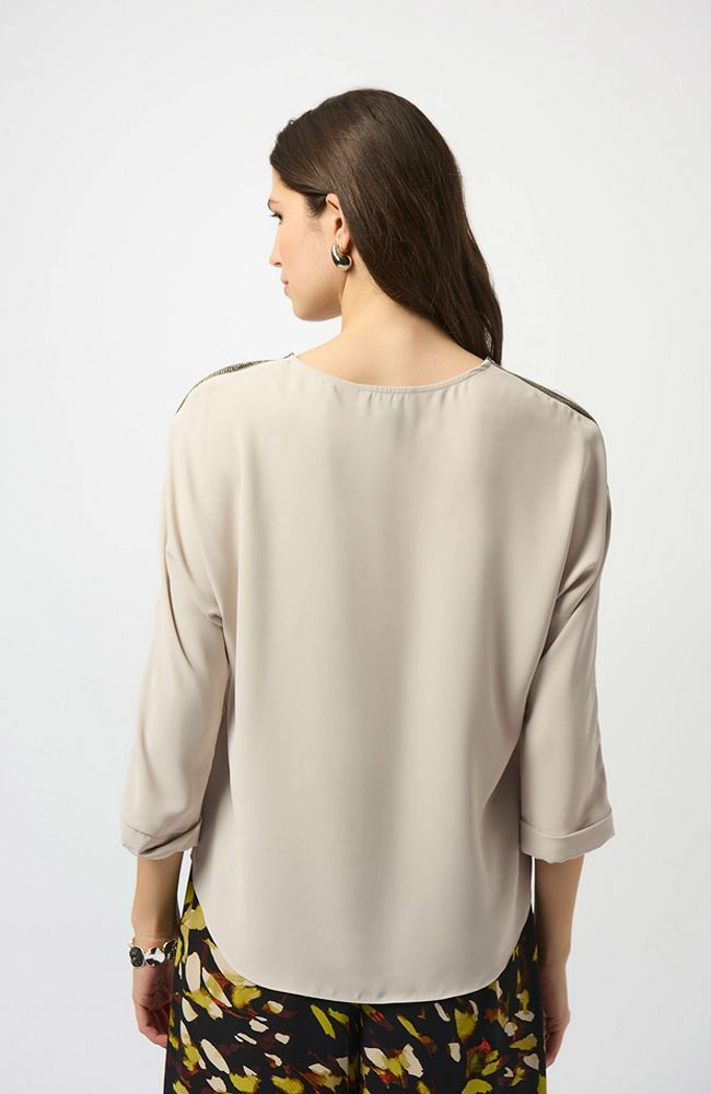 Recycled Soft Twill Boxy Top