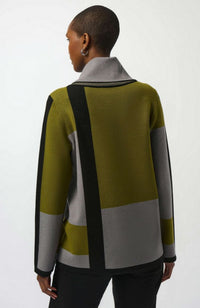 Sweater Color Block Pullover