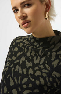 Jacquard Animal Print Sweater