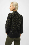 Jacquard Animal Print Sweater