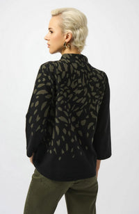 Jacquard Animal Print Sweater
