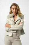 Swing Jacket with Faux Fur Collar