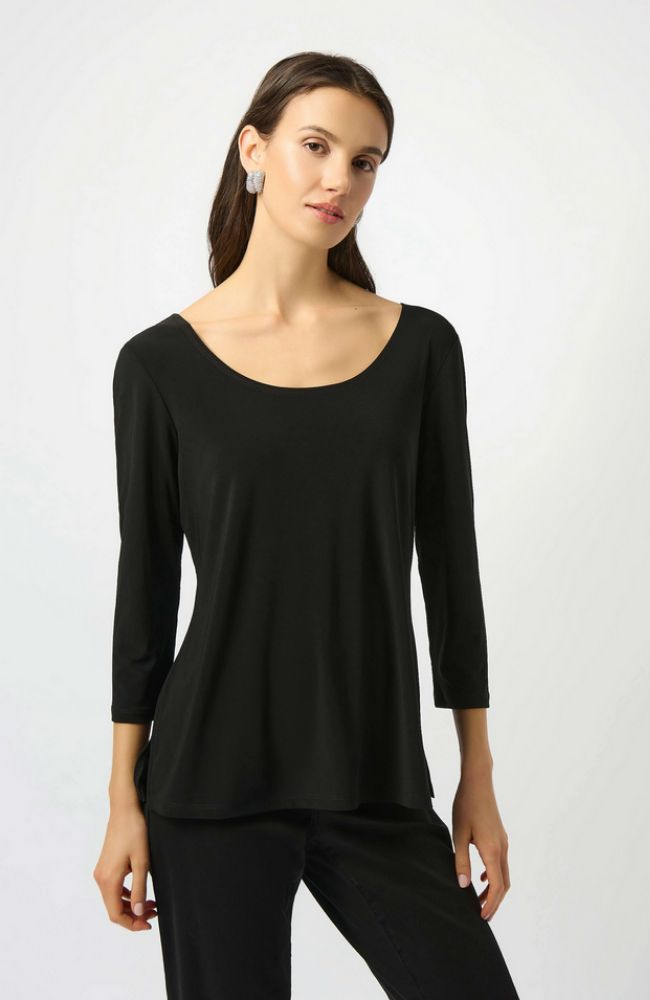 Scoop Neck Fit and Flare Top