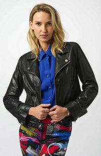 Foiled Faux Suede Jacket