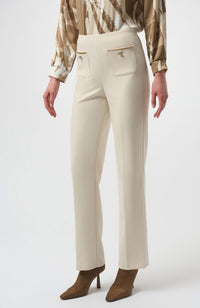 Scuba Crepe Straight Pants