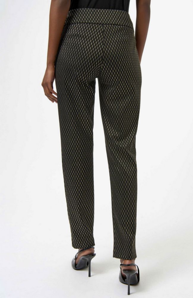 Foiled Heavy Knit Slim Pants
