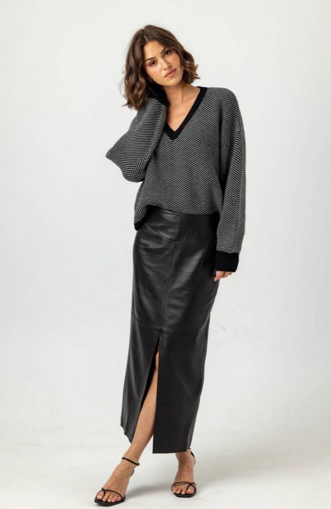 Leather Beaker Skirt