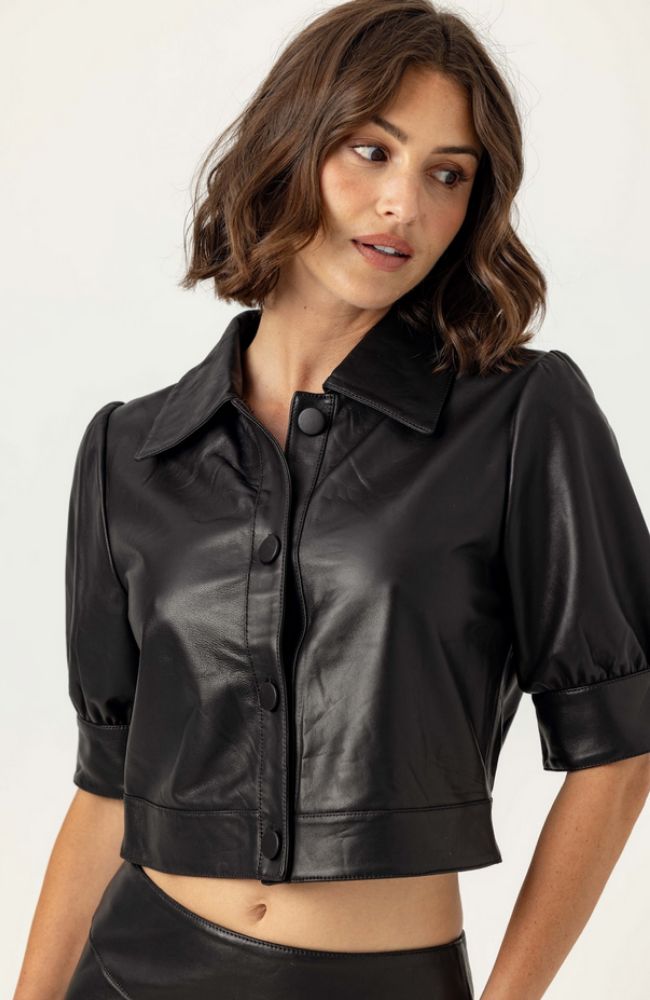 Leather Monet Jacket