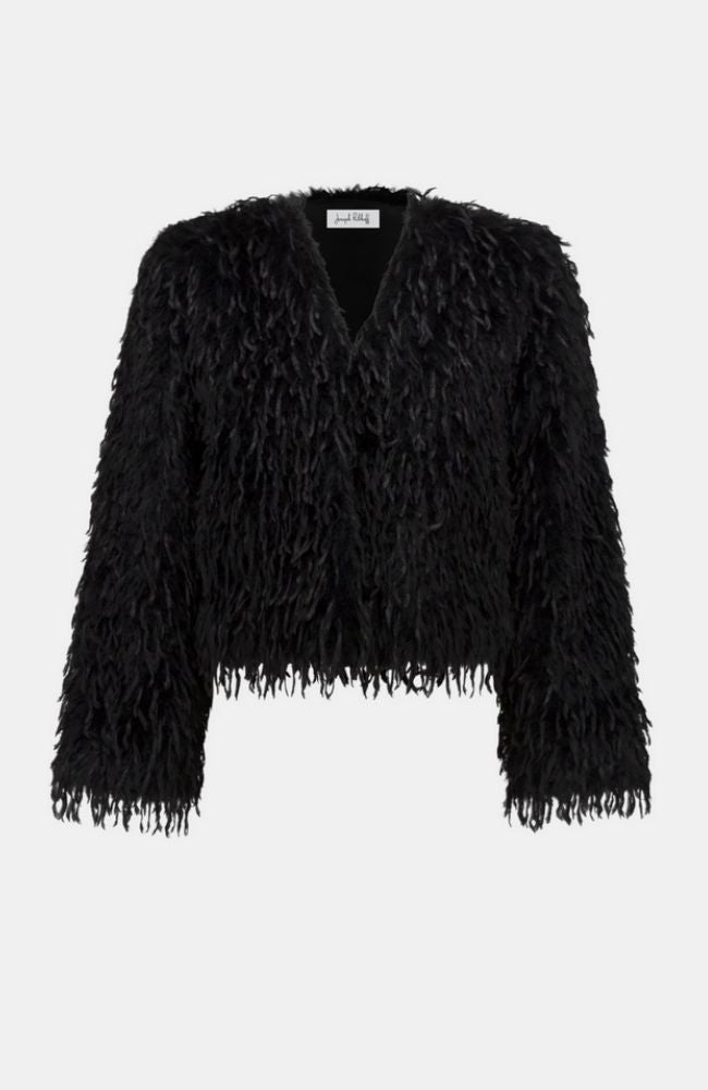 Collarless Boxy Jacket