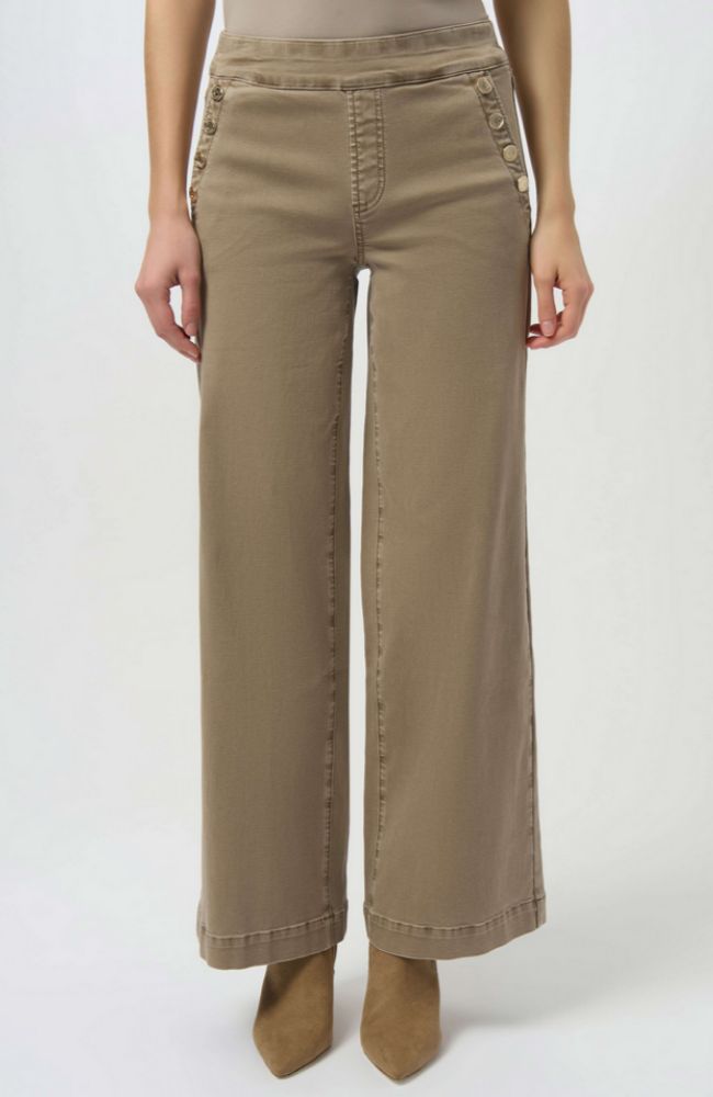 Classic Wide Leg Pull On Jeans