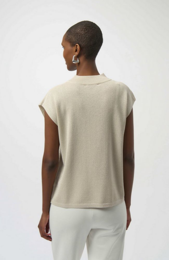 Sweater Knit Slvless Pullover