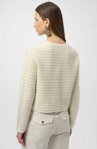 Sequin Cardigan Gold Buttons