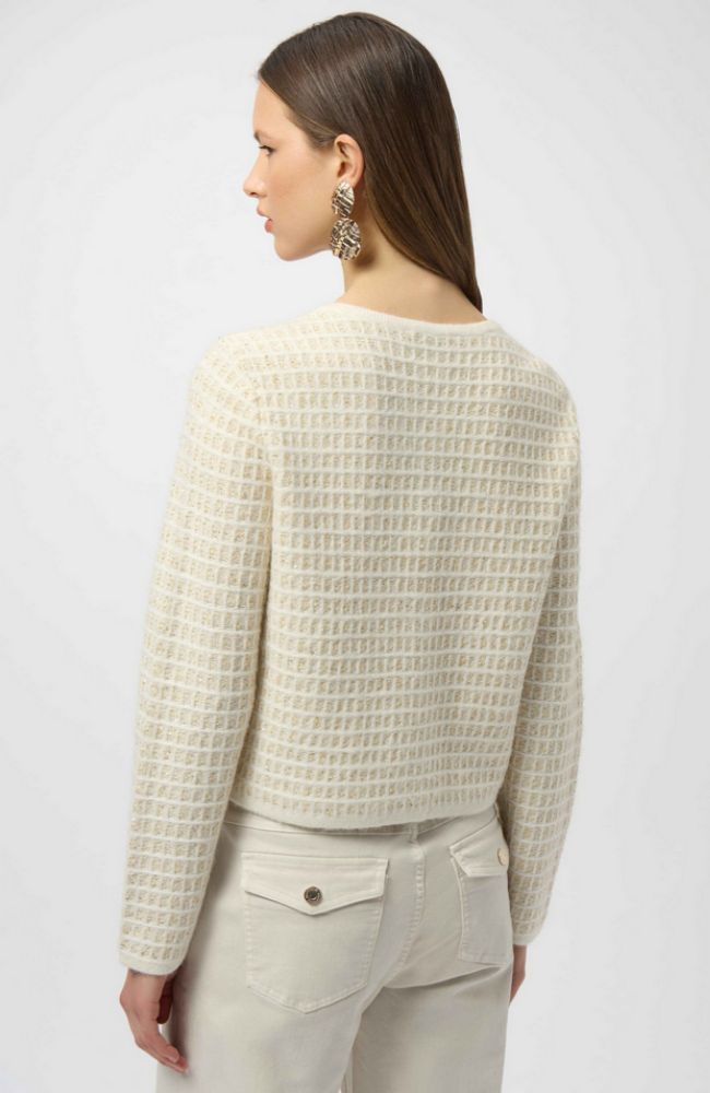 Sequin Cardigan Gold Buttons
