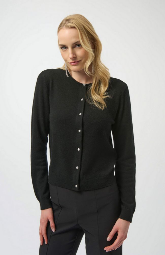 Cashmere Crew Neck Cardigan