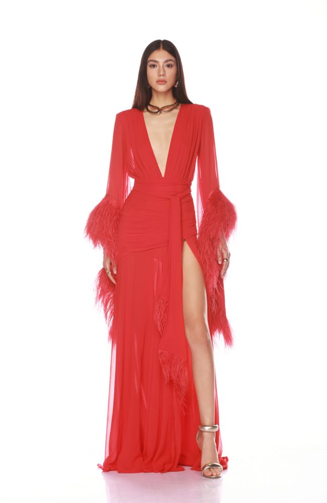 Geisha Red Gown