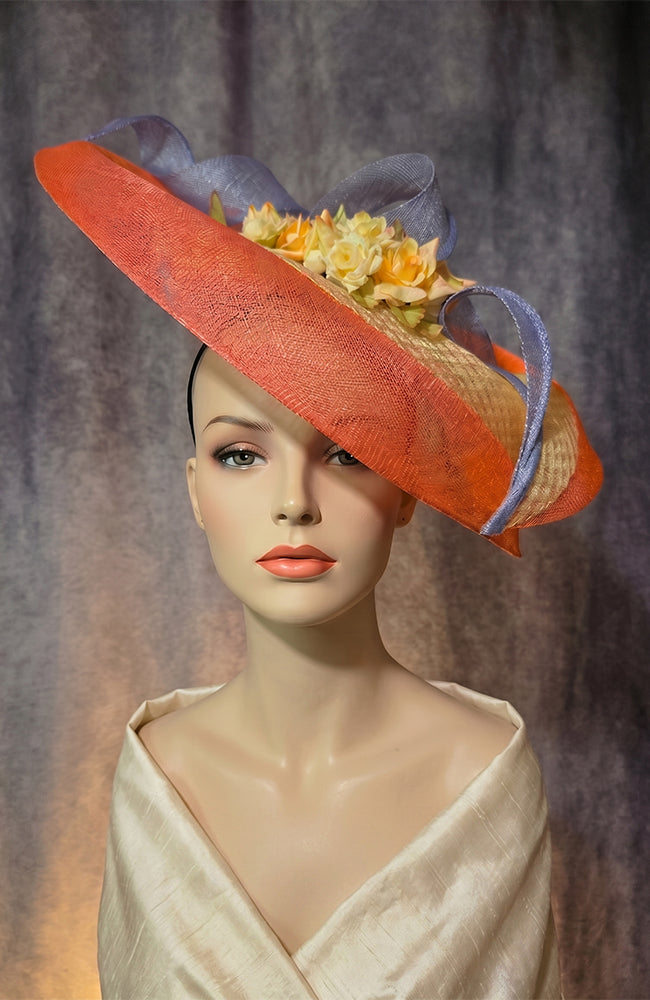 Peaches & Cream Fascinator