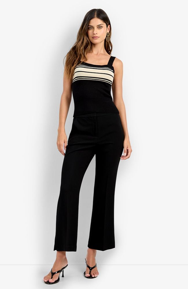 Casady Cami in Black/Almond