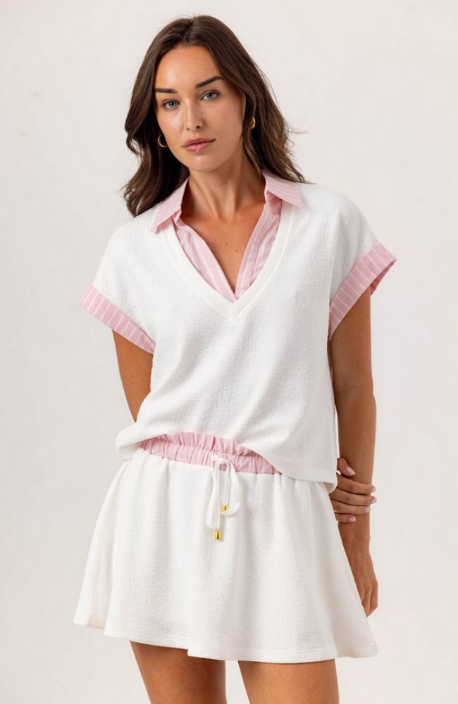 Lune Top in Coconut Milk