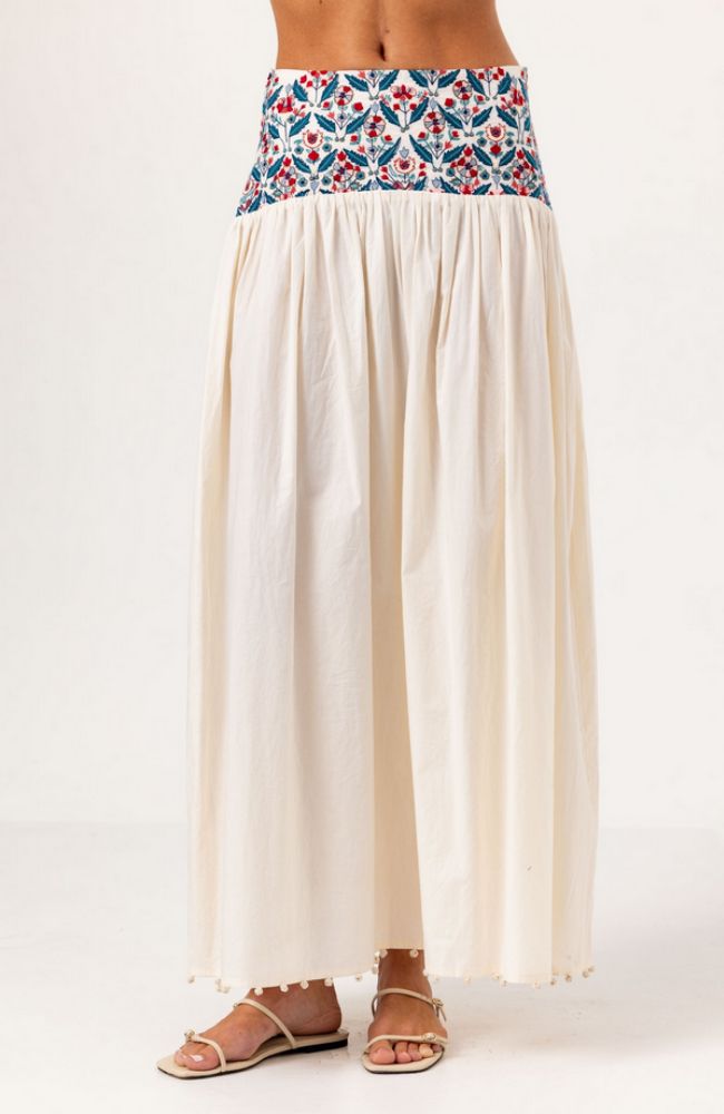 Gwen Skirt in Whisper White