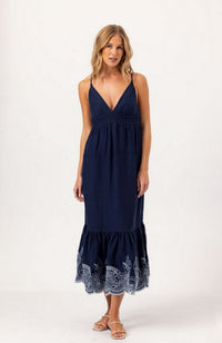 Embroidered Felton Dress