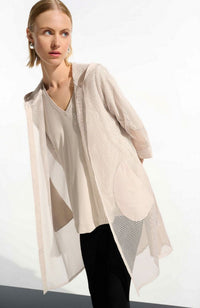 Mesh A Line Cover Up with Hood