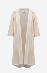 Mesh A Line Cover Up with Hood