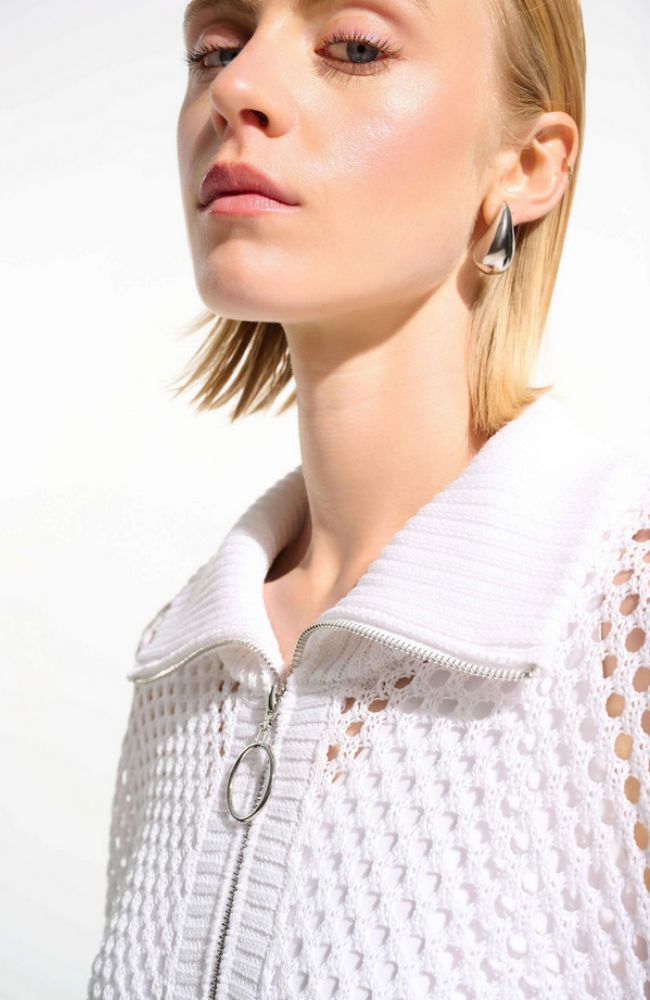 Viscose Blend Boxy Sweater