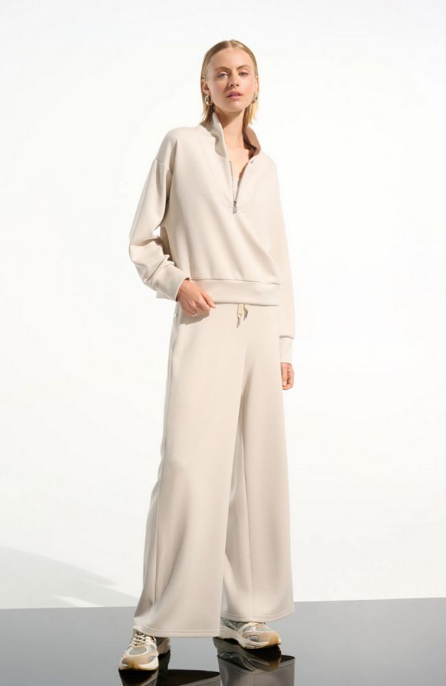 Scuba Jersey Wide Leg Pant