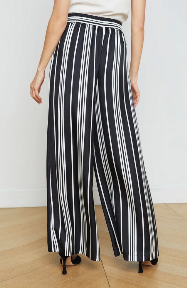 Lillian Wide Leg Stripe Pant
