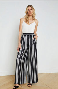 Lillian Wide Leg Stripe Pant