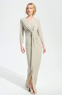 Sparkle Knit Sheath Gown