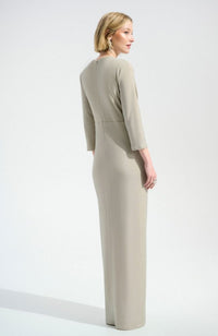 Sparkle Knit Sheath Gown
