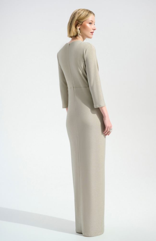 Sparkle Knit Sheath Gown