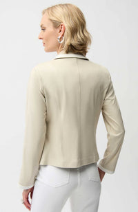 Fitted Jacket with Contrast Binding