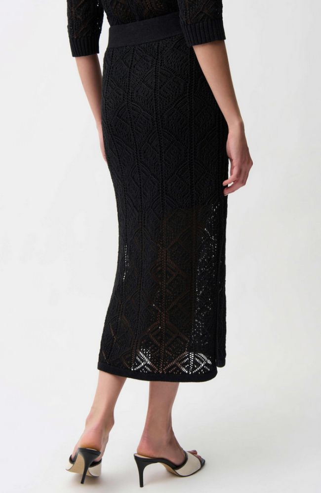 Open Stitch Pencil Skirt