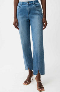Slim Leg Rhinestone Jeans