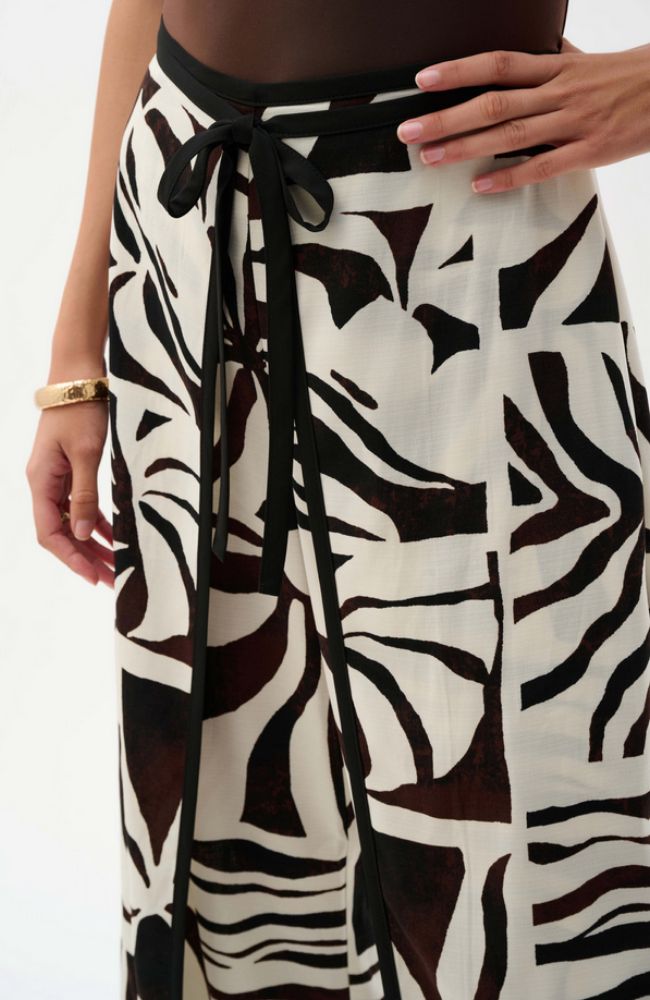 Gauze Tropical Print Pant