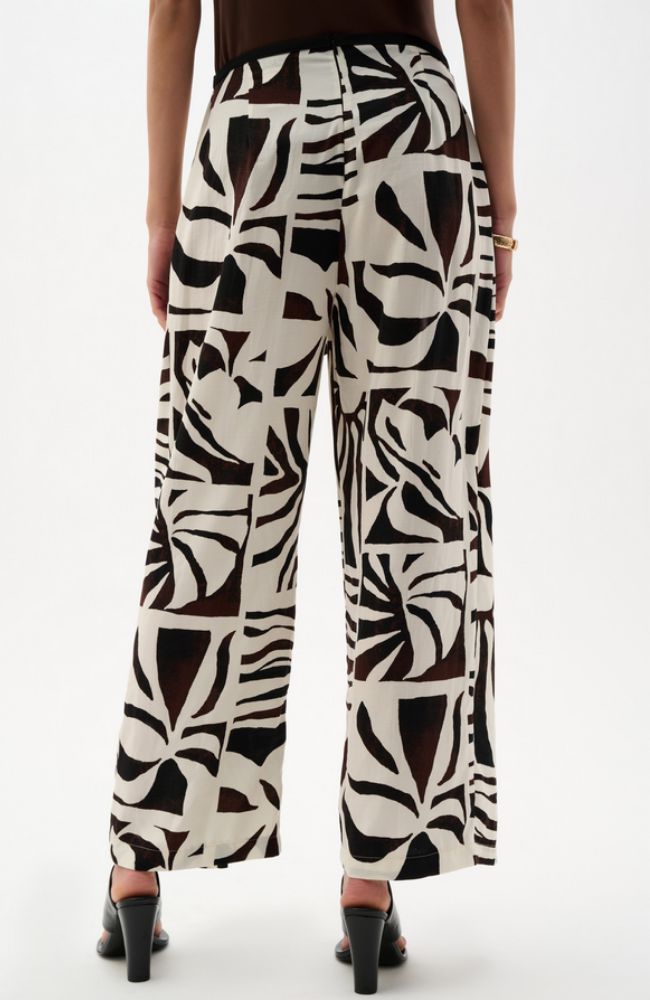 Gauze Tropical Print Pant