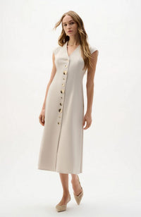 Melange Fit And Flare Dress