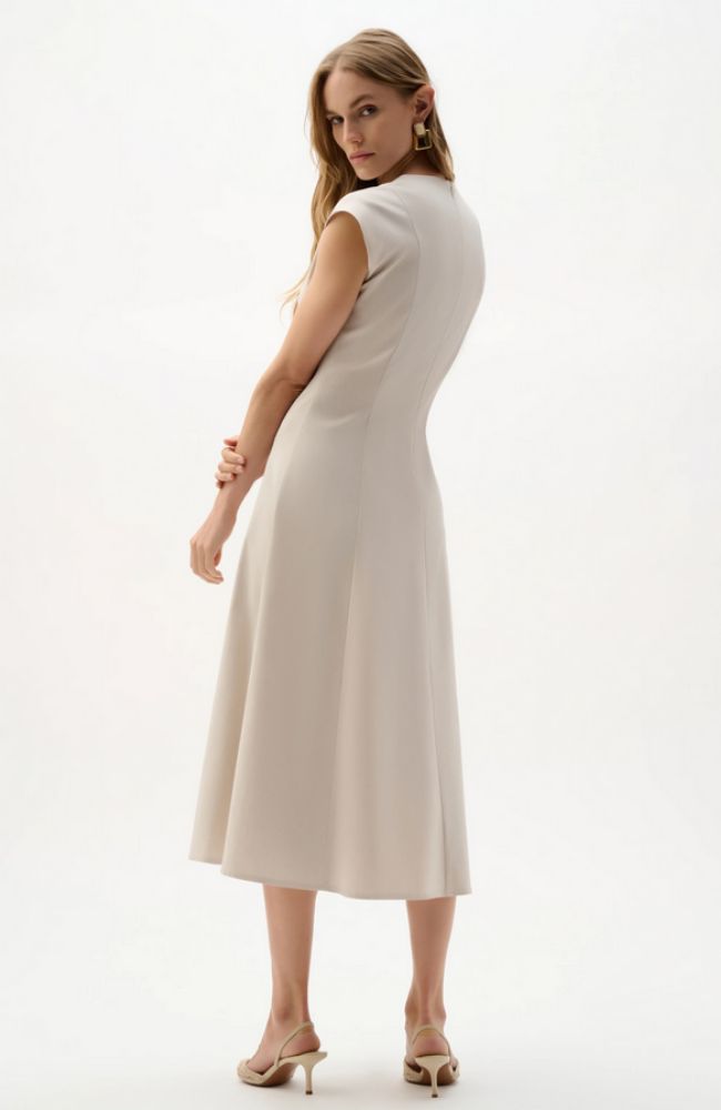 Melange Fit And Flare Dress