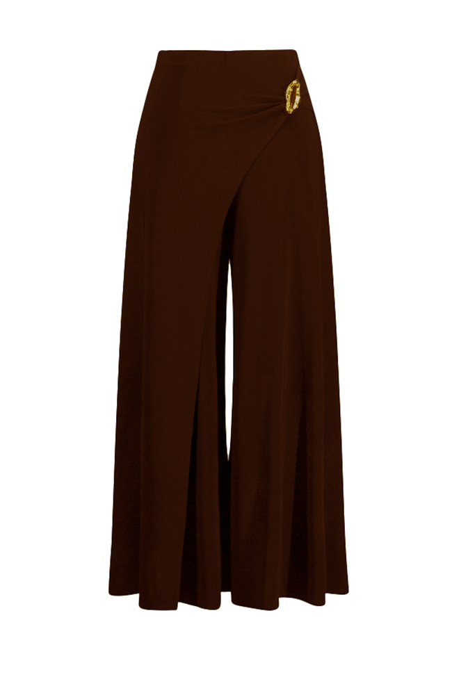Silky Knit Culotte Pull on Pant