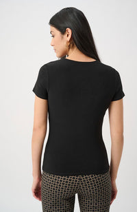 Fitted Silky Knit T-Shirt