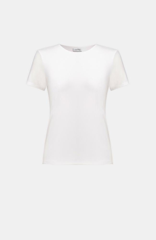 Silky Knit Fitted T-Shirt