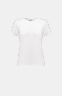 Silky Knit Fitted T-Shirt