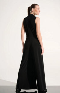 Silky Wide Leg Zip Jumpsuit