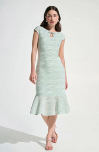 Lurex Cascade Flounce Dress