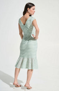 Lurex Cascade Flounce Dress