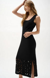 Viscose Sweater Knit Sleeveless Dress